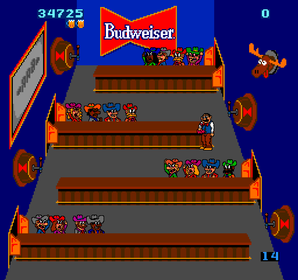 Tapper game screenshot